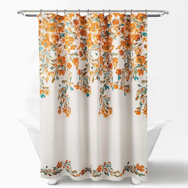 Colorful Polyester Shower Curtain Bathroom Curtains Waterproof.